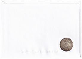 Német Szövetségi Köztársaság 1975G 5M Ag "Albert Schweitzer" érmés borítékban, elsőnapi bé...