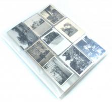 cca 1940-1955 Vegyes családi képek, síelés, városképek, stb., 216 db fotó, 4,5×7 és 10×7 cm közötti ...