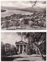 40 db MODERN fekete-fehér magyar város képeslap / 40 modern black and white Hungarian town-view post...