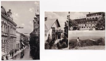 40 db MODERN fekete-fehér magyar város képeslap / 40 modern black and white Hungarian town-view post...