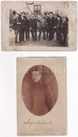 9 db RÉGI katonai fotó és képeslap / 9 pre-1945 photos and postcards