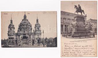 25 db RÉGI német és francia város képeslap / 25 pre-1945 German and French town-view postcards