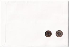 Ausztria 1991. 10Sch Cu-Ni + Svájc 1991. 2Fr Cu-Ni "Az Alpok védelme" érmés borítékban, bé...