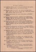 1945 Bp., A Budapesti Ügyvédi Kamara Deportáltakat Segítő Bizottsága által küldött körlevél és személyre szóló felkérése