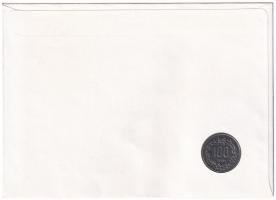 Uruguay 1989. 100NP rozsdamentes acél érmés borítékban, bélyegzéses bélyeggel T:1- Uruguay 1989. 100...