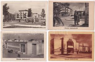 Dunaújváros, Dunapentele, Sztálinváros; 4 db modern képeslap