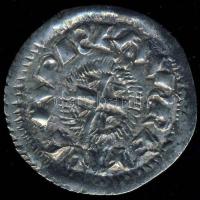 I.László 1077-95. Denár Ag ÉH.15 előlapon duplán vert betűk! T:2+ kevés patina