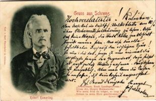 1905 Robert Hamerling österreichischer Dichter und Schriftsteller. Gruss aus Schrems / Austrian poet