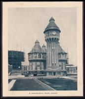 cca 1920 Óbudai gázgyár látképei, 6 db nyomat kartonra kasírozva, 13x21 cm és 17x14 cm közötti méret...