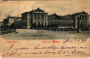 1900 Wien, Vienna, Bécs X. Staatsbahnhof / railway station (EK)