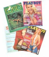 1988-2002 5 db erotikus újság (Playboy, Erato, SzexPress)