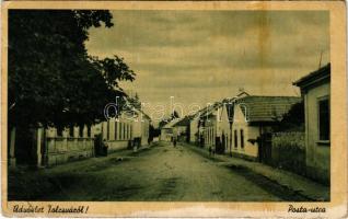 1940 Tolcsva, Posta utca (EB)
