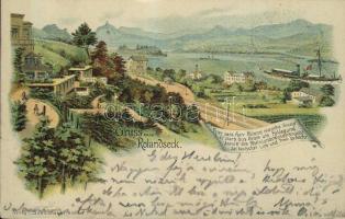 1896 Rolandseck Litho