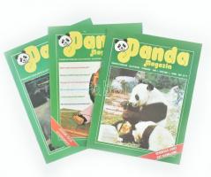 1989-1990 Panda Magazin 3 db száma (I. évf. 1. és 2. sz., 1990/2. sz.)