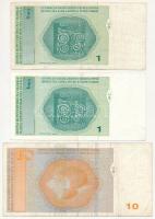 Bosznia-Hercegovina 1998. 1KM (2x) + 2017. 10KM T:III
Bosnia and Herzegovina 1998. 1 Konvertibilna ...