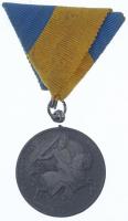 1941. Délvidéki Emlékérem Zn emlékérem eredeti mellszalaggal. Szign.: BERÁN L. T:2 kis patina, sérült fül Hungary 1941. Commemorative Medal for the Return of Southern Hungary Zn medal with original ribbon. Sign: BERÁN L. C:XF small patina, damaged ear NMK 429.