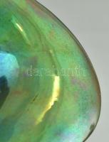 T. Surányi Anna (1947 - ): Lendület. Zsolnay eozinmázas porcelán, jelzett, hibátlan. m: 20 cm