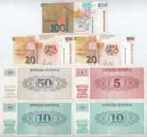 Szlovénia 1990-1992. 5T-100T (7db, 5xklf) T:III
Slovenia 1990-1992. 5 Tolarjev - 100 Tolarjev (7pcs...