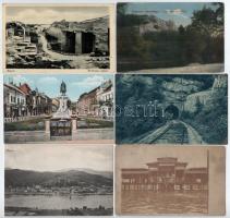 20 db RÉGI történelmi magyar város képeslap vegyes minőségben / 20 pre-1945 historical Hungarian town-view postcards in mixed quality