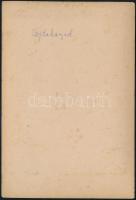 cca 1880 A vajdahunyadi vár, keményhátú fotó Logner műterméből, 16×11 cm / Corvin Castle / Castelul ...