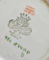 2db Kézzel festett sárkánnyal díszített jelzett Ilmenau és Weimar porcelán hamutál. Jelzett, kopott,...