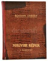 Roszner (Rosner) Károly: Magyar képek I. sorozat. [Bp. 1941. Szerzői, Hungária ny.], 12 t. Unicus! Félvászon-kötésben, kissé kopott, foltos borítóval.