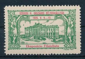1929 Szegedi II. Országos Bélyegkiállítás levélzáró