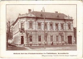 1932 Keszthely, Rákos István Fiúinternátus és üdülőház Eötvös Alap (EB)