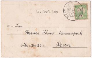 1910 Brassó, Kronstadt, Brasov; Heinrich Feminger Kürschner / Feminger Henrik szűcs üzlete kifeszíte...