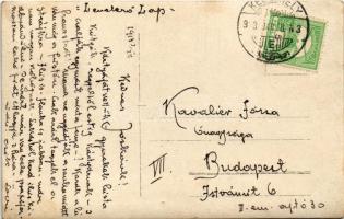 1913 Keszthely, Balatoni park télen. photo