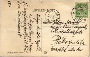 1908 Balatonszemes, Szemes-Balatonfürdő; Hanny villák. Dessberg József kiadása