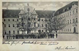 Metten, Unterer Klosterhof, Studienkirche / cloister courtyard, church (EK)