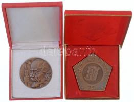 ~1970-1980. "PV - Áldozatkész munkáért 35 év" Br emlékrem eredeti tokban (76x77mm) + Képír...