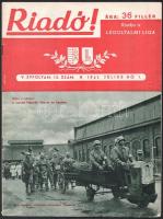 1940 Riadó! a Légoltalmi Liga lapja V. évfolyamának 13. száma