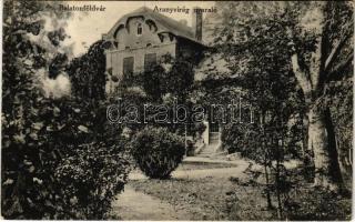 1915 Balatonföldvár, Aranyvirág nyaraló. Gerendai Gyula 18-1913.