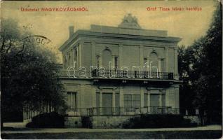 1911 Nagykovácsi, Gróf Tisza István kastélya (EK)