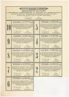 Berettyóújfalu 1923. "Biharmegyei Fakereskedelmi és Gazdasági Rt. Berettyóújfalu" 100db ré...