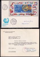 Kádár Jánossal (1912-1989) kapcsolatos tétel (4 db): 1975 Európai Biztonsági és Együttműködési Értek...