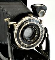 Agfa Billy record harmonikás fényképezőgép Anastigmat Jgestar f: 8,8 objektívvel. Kinyitó láb lejár