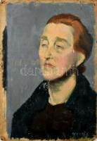 Fényes A. Jelzéssel: Női portré. Olaj, karton. 50x35 cm, keret nélkül.