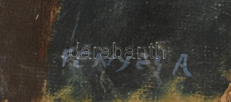 Fényes A. Jelzéssel: Női portré. Olaj, karton. 50x35 cm, keret nélkül