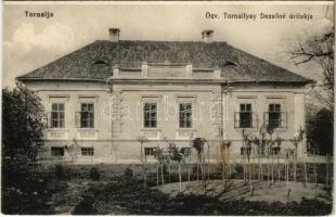 1929 Tornalja, Safárikovo, Tornala; Özv. Tornallyay Dezsőné úrilakja / castle villa