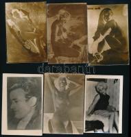 cca 1960 12 db erotikus fotó 6x9 cm