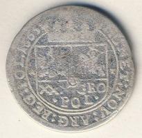 Lengyelország 1655. Gulden(30gr/1/3Thaler)János Kázmér T:3-