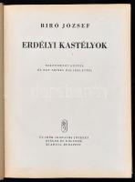 Bíró József: Erdélyi kastélyok. Bp., 1943, Singer és Wolfner. Kiadói félvászon kötés, sérült kötéstá...