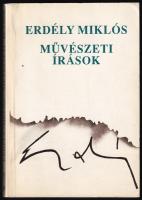 Erdély Miklós: Művészeti írások (Válogatott művészetelméleti tanulmányok I.). Szerk.: Peternák Miklós. Bp., 1991, Képzőművészeti Kiadó, 222+2 p. Fekete-fehér reprodukciókkal, többek közt Erdély Miklós, Kondor Béla, Jovánovics György, Bálint Endre műveinek reprodukcióival illusztrálva. Kiadói papírkötés. Megjelent 3000 példányban.