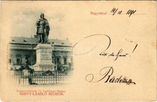 1898 (Vorläufer) Nagyvárad, Oradea; Szent László szobor / statue of Ladislau I