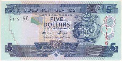 Salamon-szigetek DN (2006-2012) 5$ T:I Solomon Islands ND (2006-2012) 5 Dollars C:UNC Krause P#26