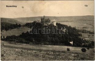 Szomolány, Smolenice; vár átépítés alatt / castle in reconstruction (Rb)