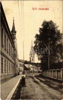 1910 Igló, Zipser Neudorf, Spisská Nová Ves; Lőcsei utca. W.L. Bp. 2809. Dörner Gyula kiadása / street